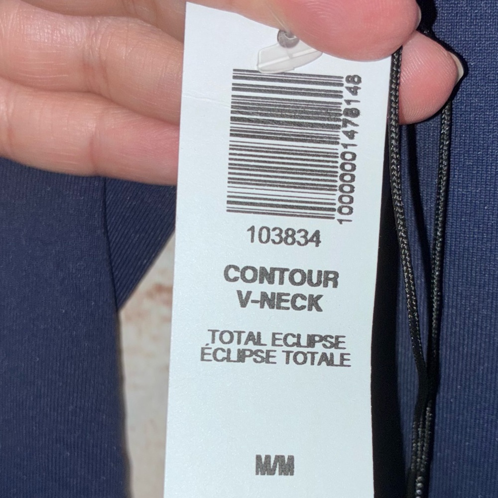 Aritzia Babaton Contour V-Neck Longsleeve Dress Total Eclipse Size Medium NEW - Picture 10 of 11